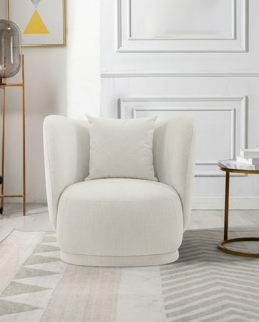 The Benson Sculptural Accent Chair - Single Seater