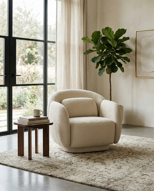 The Monique Sculptural Accent Chair