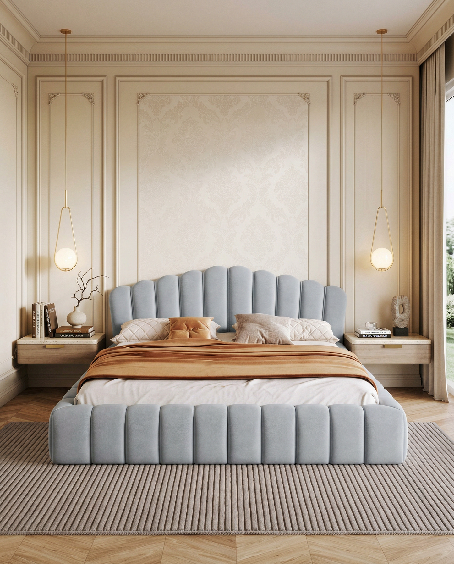 The Scallop Atelier Bed
